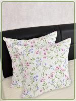 Наволочки на молнии Ив. бязь Вальс вид 9/1 бз голубой 2 шт.