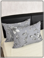 Наволочки на молнии Ив. бязь Грация вид 8 серый 2 шт.